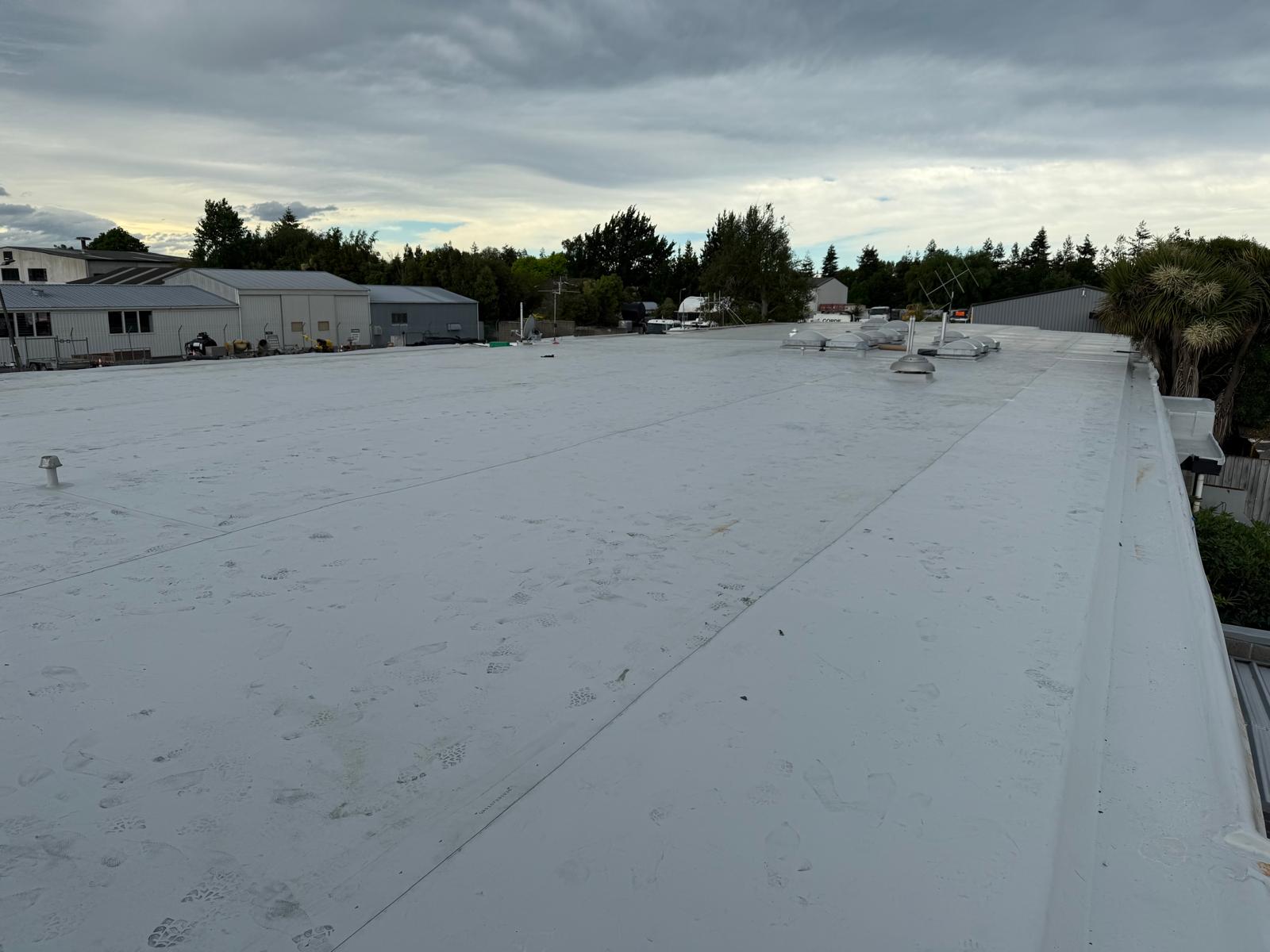 After commercial butynol roof repairs Auckland